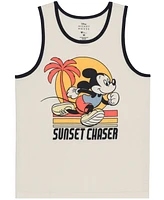 Hybrid Men's Mickey Mouse Ringer Graphic Tank