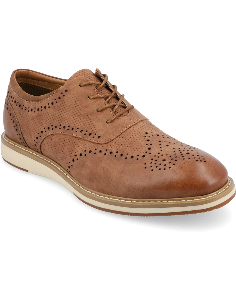 Vance Co. Men's Patrick Tru Comfort Foam Lace-Up Hybrid Oxford Shoes