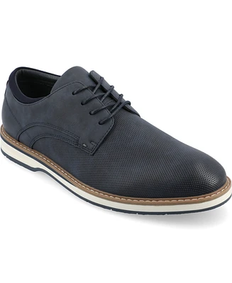 Vance Co. Men's Leon Tru Comfort Foam Lace-Up Casual Dress Shoes