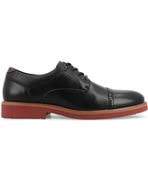 Vance Co. Men's Dexter Tru Comfort Foam Cap Toe Lace-Up Derby Shoes