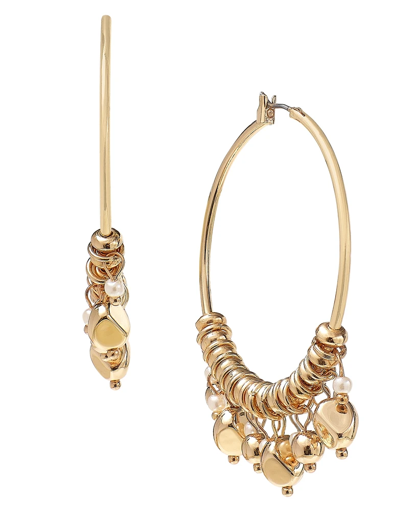 Style & Co Shaky Bead Hoop Earrings, Created for Macy's