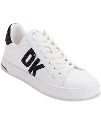 Dkny Abeni Rhinestone Logo Low Top Sneakers