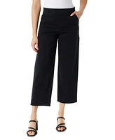 Gloria Vanderbilt Petite Amanda Shape Effect Wide-Leg Crop Jeans