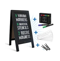 Hbcy Creations A-Frame Chalkboard / Sidewalk Sign Large Sturdy Sandwich Board A Frame Restaurant Message