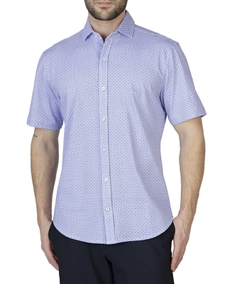 Mini Geo Knit Short Sleeve Shirt