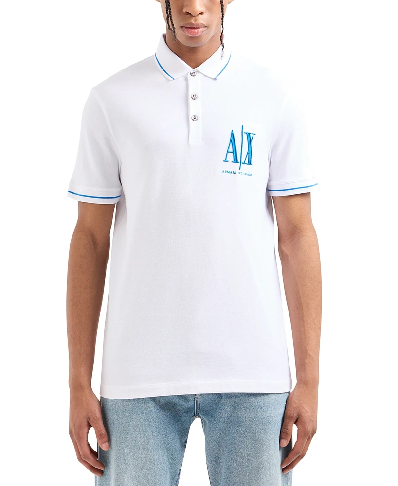 A|X Armani Exchange Men's Ax Logo Polo Shirt