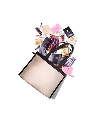 Free 15-Pc. sampler with any $150 beauty purchase