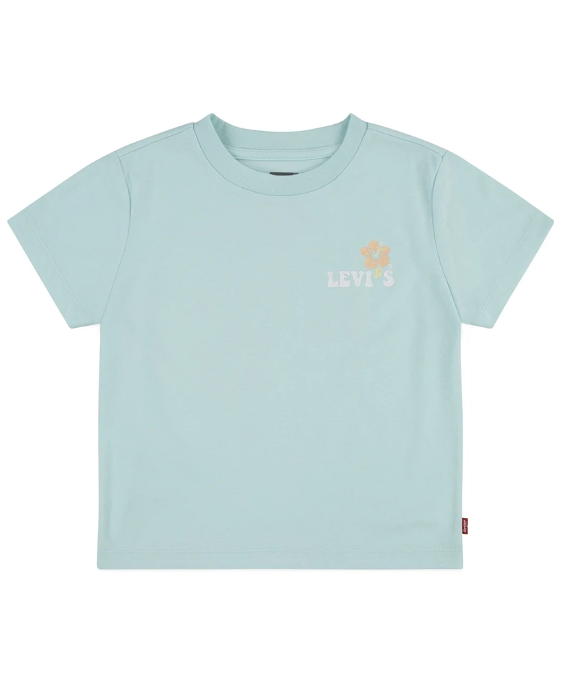Levi's Little Girls Ocean Beach Short Sleeve T-shirt