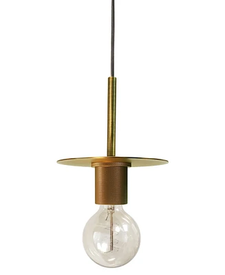 Dainolite 6.5" Metal Roswell 1 Light Medium Pendant