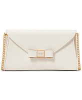 kate spade new york Morgan Bow Embellished Saffiano Leather Envelope Flap Small Crossbody