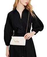 kate spade new york Morgan Bow Embellished Saffiano Leather Envelope Flap Small Crossbody