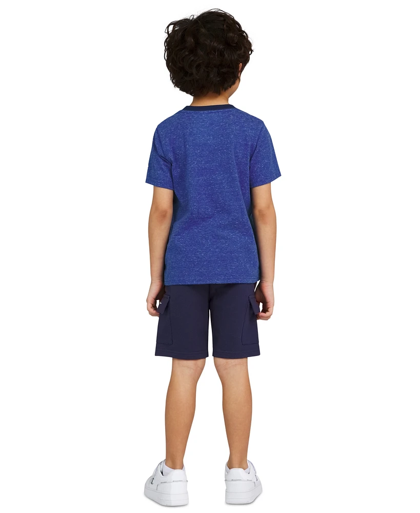 Champion Little Boys Logo Graphic T-Shirt & Shorts, 2 Piece Set