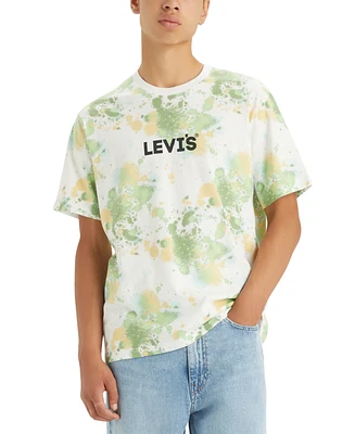 Levi's Men's Relaxed-Fit Paint Splatter Logo T-Shirt