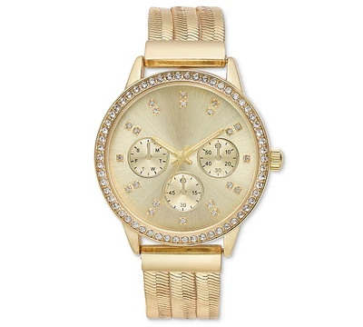 I.n.c. International Concepts Women's Gold-Tone Mesh Bracelet Watch 38mm, Created for Macy's