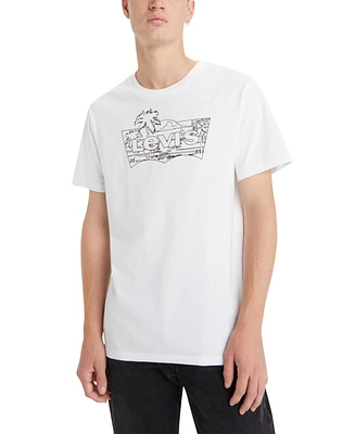 Levi's Men's Classic-Fit Logo Outline Graphic T-Shirt