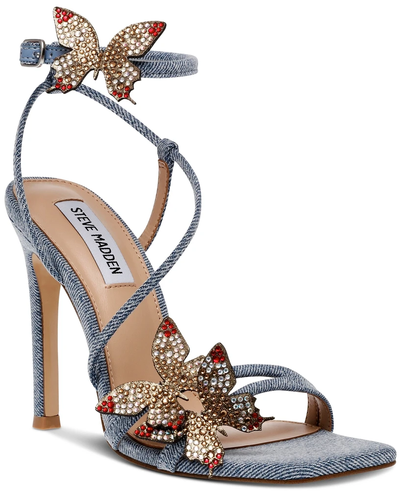 Steve Madden Women's Uma Two-Piece Butterfly Dress Sandals