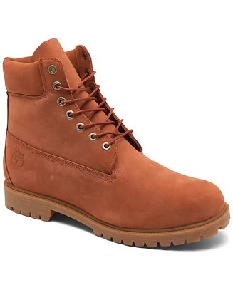 Timberland Men's 6" Premium Water Resistant Lace-Up Boots from Finish Line