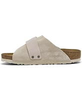 Birkenstock Women's Kyoto Nubuck Suede Leather Slide Sandals from Finish Line - Antique