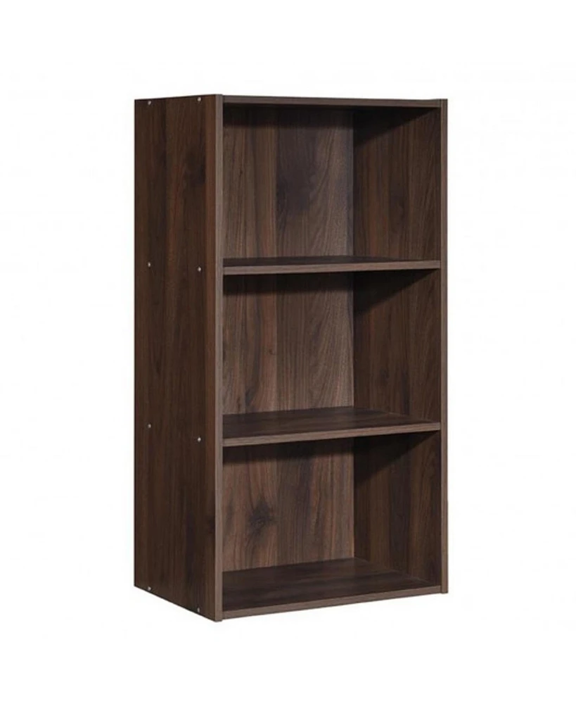 3 Open Shelf Bookcase Modern Storage Display Cabinet