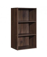 3 Open Shelf Bookcase Modern Storage Display Cabinet