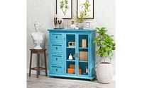 Buffet Sideboard Table Kitchen Storage Cabinet with Drawers and Doors
