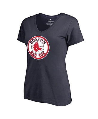 Women's Fanatics Navy Boston Red Sox Cooperstown Collection Forbes T-shirt