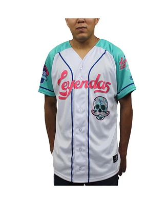 Men's White, Teal Lexington Legends Copa Replica Jersey