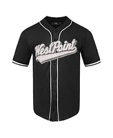 Men's Pro Standard Black Army Knights Mesh Full-Button Replica Baseball Jersey