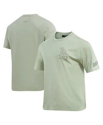 Men's Pro Standard Mint Los Angeles Dodgers Neutral Cj Dropped Shoulders T-shirt