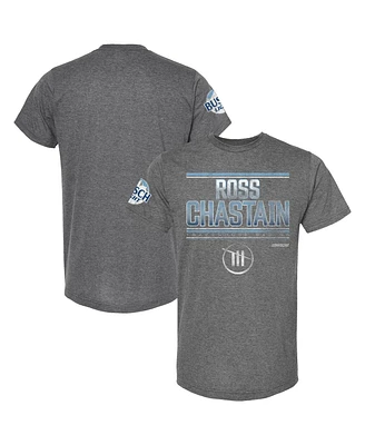 Men's Trackhouse Racing Team Collection Heather Charcoal Ross Chastain Pole Sitter T-shirt