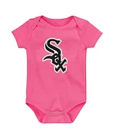 Baby Boys and Girls Outerstuff Chicago White Sox 3-Pack Home Run Bodysuit Set