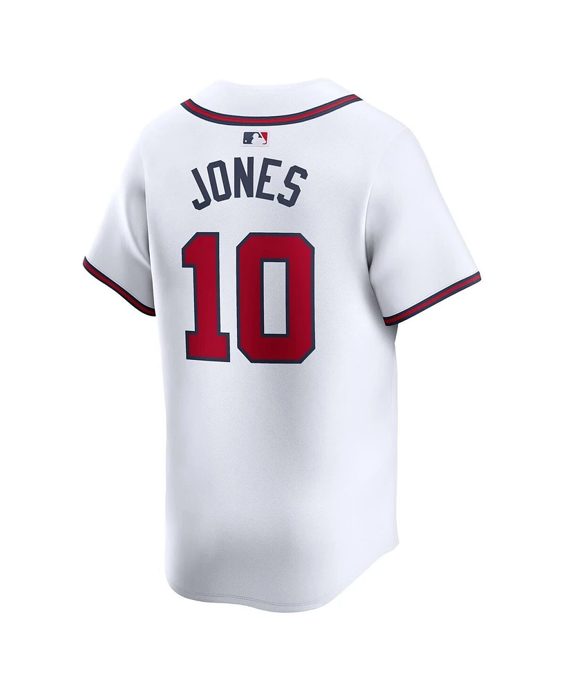 Men's Nike Chipper Jones White Atlanta Braves Home limited Player Jersey