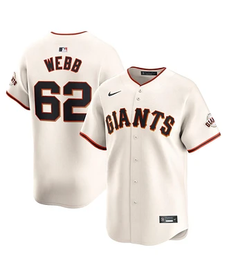 Men's Nike Logan Webb Cream San Francisco Giants Home limited Player Jersey