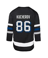 Big Boys Nikita Kucherov Black Tampa Bay Lightning Alternate Replica Jersey Player