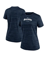 Women's Nike Navy Seattle Mariners Authentic Collection Velocity Performance T-shirt