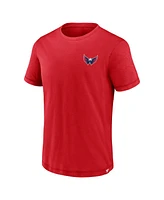 Men's Fanatics Red Washington Capitals High Stick T-shirt