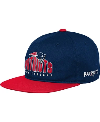 Youth Boys and Girls Navy New England Patriots Legacy Deadstock Snapback Hat