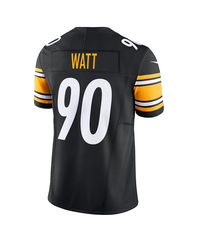 Men's Nike T.j. Watt Black Pittsburgh Steelers Vapor F.u.s.e. Limited Jersey