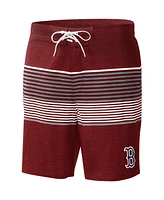 Men's G-iii Sports by Carl Banks Red Boston Sox Coastline Volley Swim Shorts