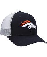 Youth Boys and Girls '47 Brand Navy, White Denver Broncos Adjustable Trucker Hat