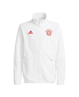 Big Boys adidas White Bayern Munich 2023/24 Anthem Full-Zip Jacket