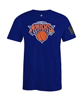 Men's and Women's Fisll x Black History Collection Royal New York Knicks T-shirt