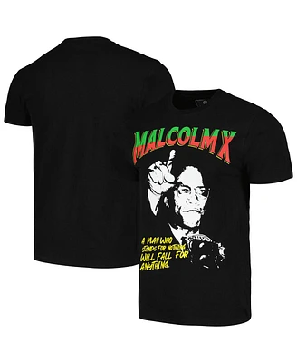 Men's and Women's Reason Malcolm X Black Distressed Don't Sell Out T-shirt
