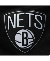 Big Boys and Girls Nike Black Brooklyn Nets 2020/21 Swingman Performance Shorts - Icon Edition
