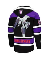 Men's Freeze Max Black Transformers Megatron Hockey Pullover Hoodie