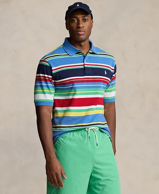 Polo Ralph Lauren Men's Big & Tall Striped Short-Sleeve Shirt