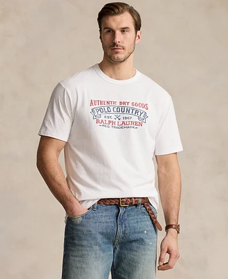 Polo Ralph Lauren Men's Big & Tall Cotton Jersey Graphic T-Shirt