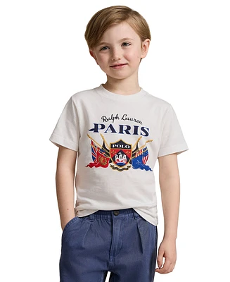 Polo Ralph Lauren Toddler and Little Boys Cotton Jersey Graphic T-shirt