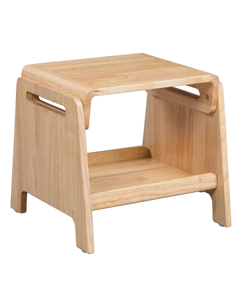 ECR4Kids Kids ECR4 Sit or Step Stool Furniture, Natural