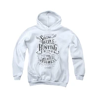 Supernatural Boys Youth Family Business Pull Over Hoodie / Hooded Sweatshirt